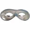Fun Place Masks Standard Metallic Silver Eye Mask