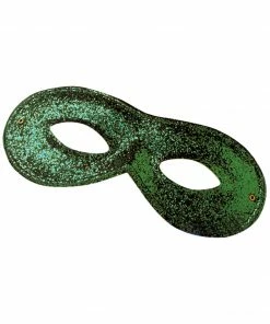 Fun Place Green Std. Metallic Glitter Eye Mask Masks