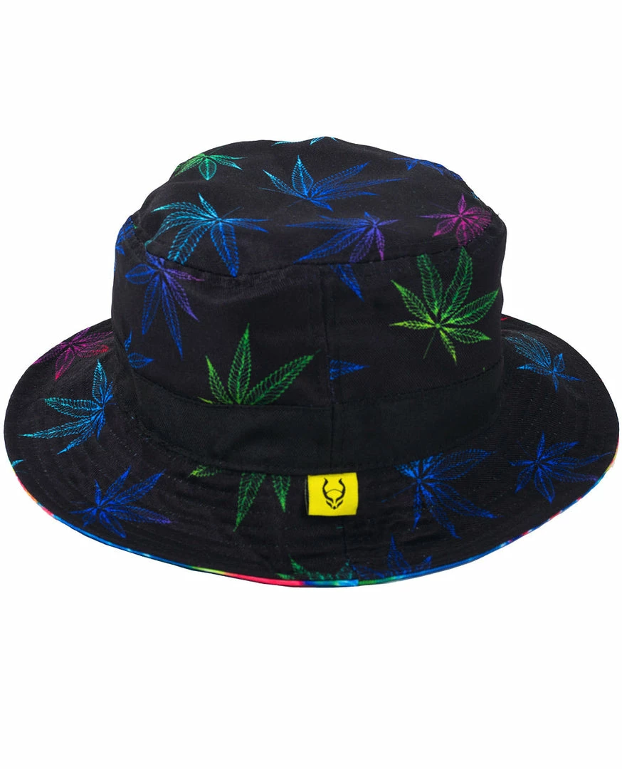 Fun Place Double Sided Hat - Bucket Hat Leaf 6 Fun Place Double Sided Hat - Bucket Hat Leaf