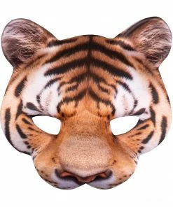 Fun Place Tiger Fabric Half Mask