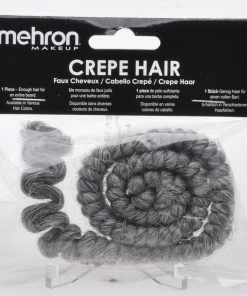 Fun Place Crepe Hair - Medium Grey Cosplay