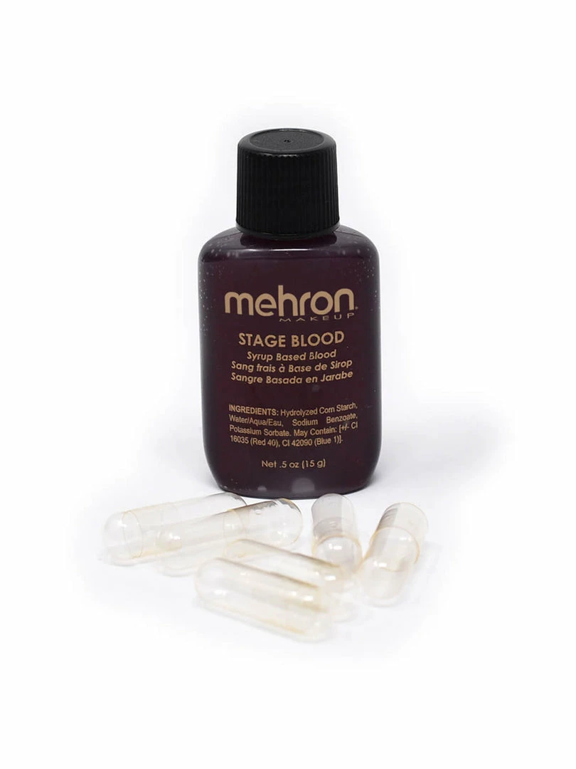 Fun Place Stage Blood - Bright Arterial W/6 Capsules - .5oz 5 Fun Place Stage Blood - Bright Arterial W/6 Capsules - .5oz