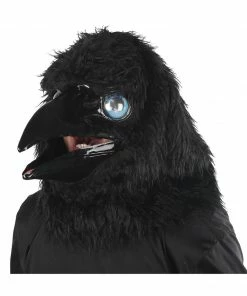 Fun Place Raven Adult Mask W/Moving Mouth Animals