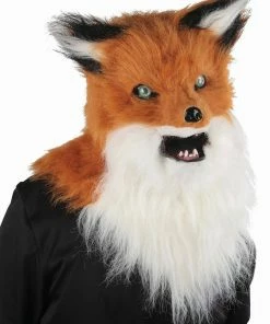 Fun Place Animals Fox Adult Mask W/Moving Mouth