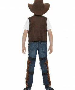 Fun Place Costumes & Characters Texan Cowboy Costume, Brown