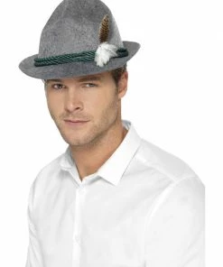 Fun Place German Trenker Hat With Feather Cosplay