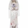 Fun Place Till Death Do Us Part Zombie Bride Costume, White