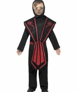 Fun Place Costumes & Characters Ninja Costume, Child, Black