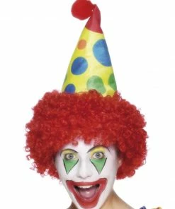 Fun Place Wigs & Hats Clown Hat, Red