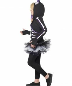 Fun Place Skelly Cat Costume, Black