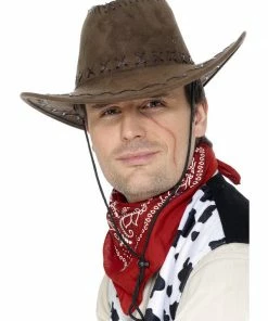 Fun Place Suede Look Cowboy Hat