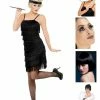 Fun Place Deluxe Fringe Flapper Complete Costume Bundle