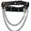 Fun Place Heart Adjuster Collar - Black 1 Fun Place Heart Adjuster Collar - Black