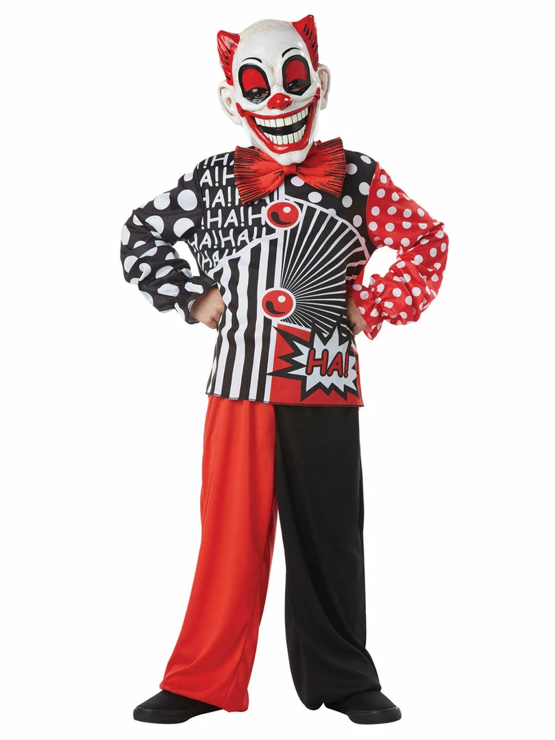 Fun Place Pop Wow Child Clown Costume 3 Fun Place Pop Wow Child Clown Costume
