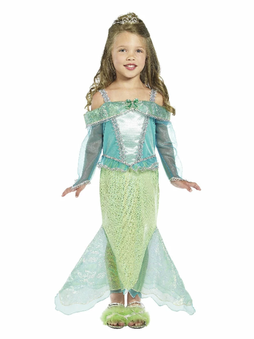 Fun Place Mermaid Princess Costume, Green 3 Fun Place Mermaid Princess Costume, Green