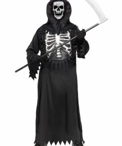 Fun Place Glow Chest Reaper Child Costume