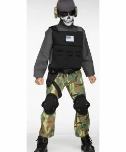 Fun Place Costumes & Characters Skull Soldier Child Costume