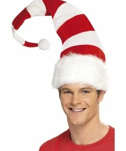 Fun Place Wigs & Hats Striped Santa Hat