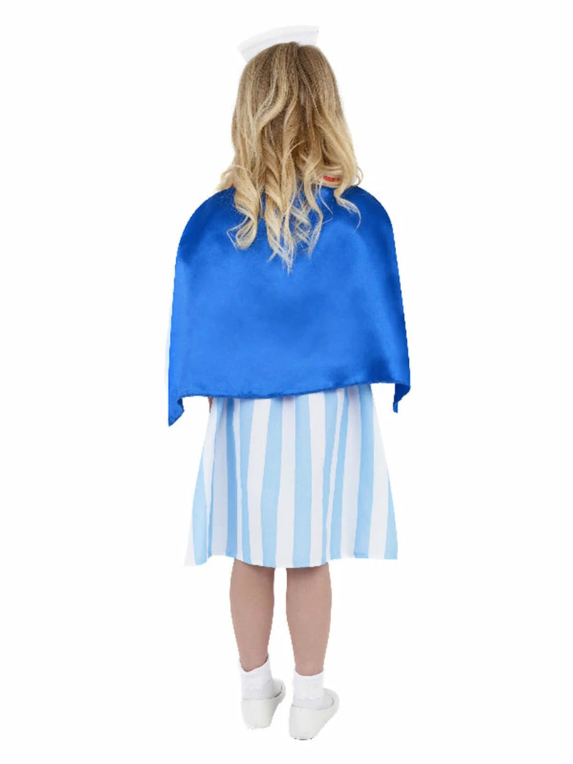 Fun Place Vintage Nurse Costume, Blue 5 Fun Place Vintage Nurse Costume, Blue