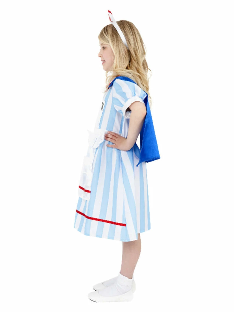 Fun Place Vintage Nurse Costume, Blue 6 Fun Place Vintage Nurse Costume, Blue