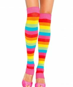 Fun Place Rainbow Leg Warmers