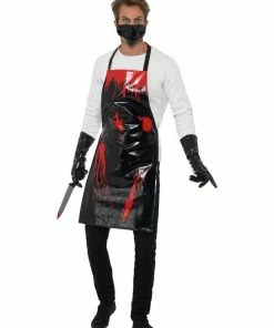 Fun Place Bloody Surgeon/ Butcher Kit, Black & Red