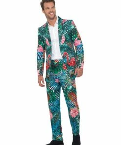 Fun Place Hawaiian Tropical Flamingo Suit Festivals