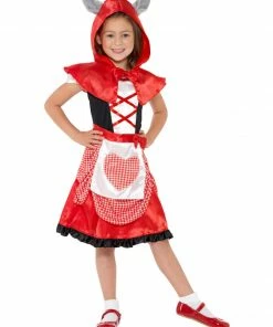 Fun Place Costumes & Characters Miss Hood Costume, Red