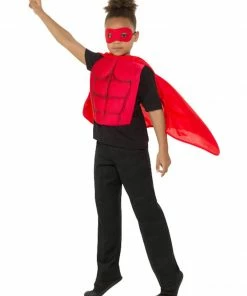 Fun Place Costumes Kids Superhero Kit, Red