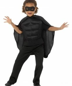 Fun Place Costumes Kids Superhero Kit, Black