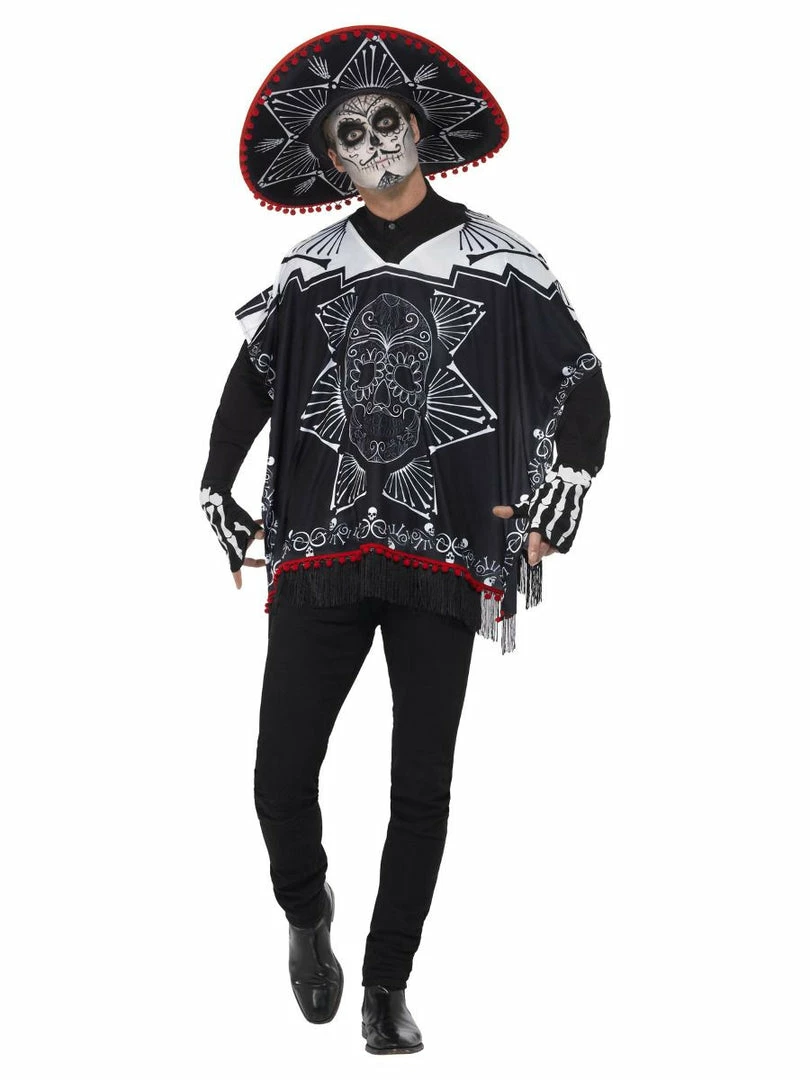 Fun Place Day Of The Dead Bandit Costume, Black & White Costumes & Characters 3 Fun Place Day Of The Dead Bandit Costume, Black & White Costumes & Characters