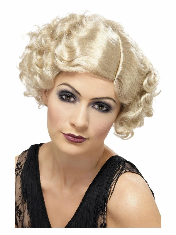 Fun Place 20s Flirty Flapper Wig Cosplay 3 Fun Place 20s Flirty Flapper Wig Cosplay