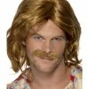 Fun Place 70s Super Trouper Wig & Moustache