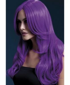 Fun Place Fever Khloe Wig, Neon Purple Cosplay