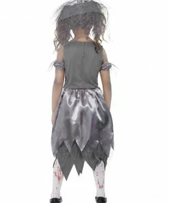 Fun Place Zombie Bride Costume, Grey Costumes & Characters