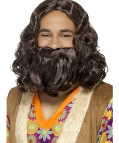 Fun Place Shop By Theme Hippie/Jesus Wig & Beard Set