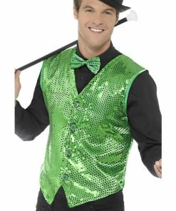 Fun Place St Patrick's Day Sequin Waistcoat