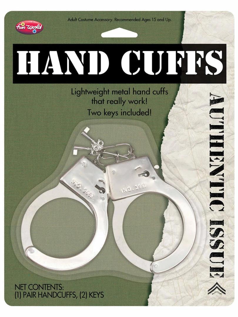 Fun Place Accessories Metal Handcuffs 4 Fun Place Accessories Metal Handcuffs