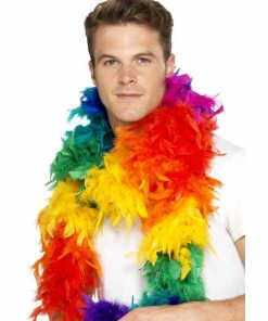 Fun Place Festivals Feather Boa, 80g, Rainbow