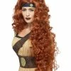 Fun Place Medieval Warrior Queen Wig, Auburn Cosplay