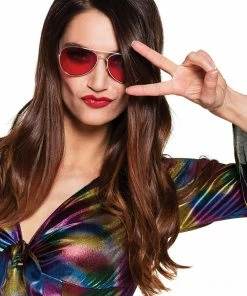 Fun Place Accessories Red Police Glasses