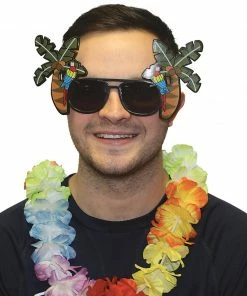 Fun Place Palm Trees Glasses