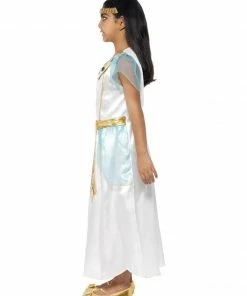 Fun Place Costumes & Characters Deluxe Cleopatra Girl Costume, White