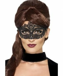 Fun Place Masks Embroidered Lace Filigree Eyemask