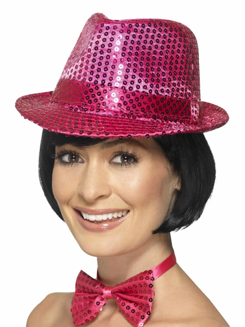 Fun Place Sequin Trilby Hat Cosplay 3 Fun Place Sequin Trilby Hat Cosplay