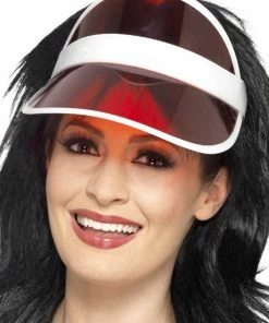 Fun Place Decades & Eras 80s Sun Visor, Red