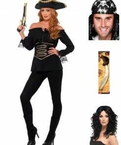 Fun Place Deluxe Pirate Shirt Complete Bundle, Ladies Bundles