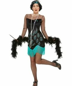 Fun Place 20s Peacock Flapper Costume
