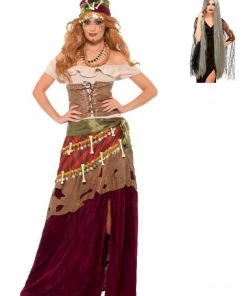 Fun Place Deluxe Voodoo Priestess Complete Costume Bundle Bundles