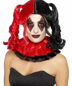 Fun Place Cosplay Twisted Harlequin Wig, Black & Red